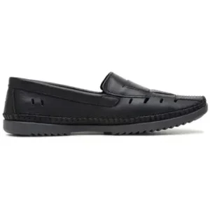 Mocassim Freeway Masculino Preto Furado