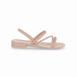 Sandalia Piccadilly Taila Salto Baixo Nude