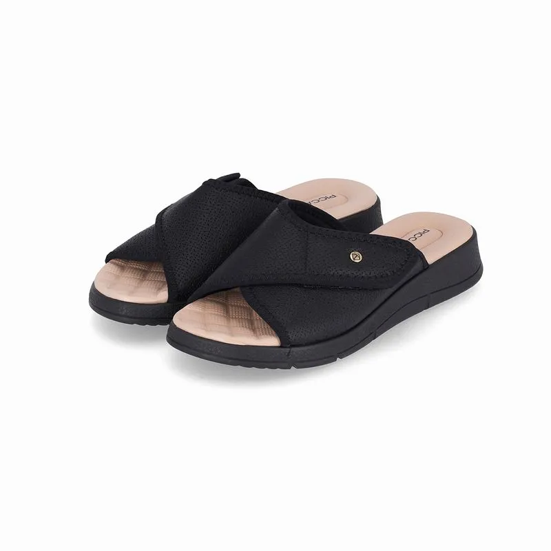 Chinelo Esporão Anabela Preto Piccadilly - Imagem 2