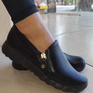Tênis Fabi Rasteira Preto Piccadilly