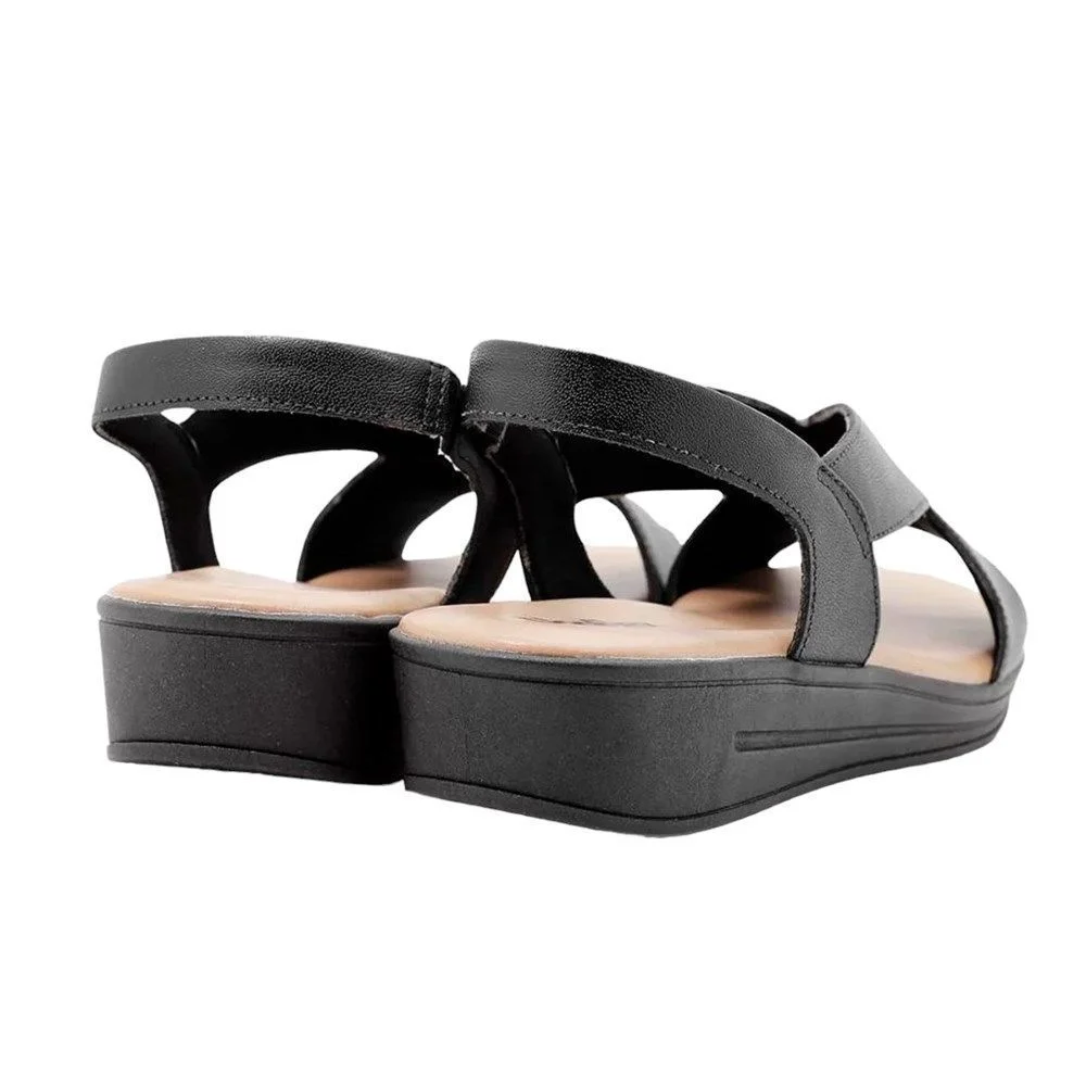 Sandália Plataforma Preto Usaflex - Imagem 2